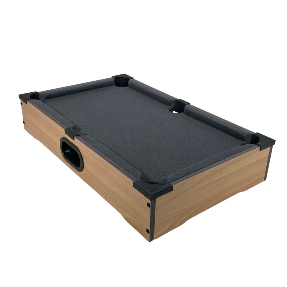 Tabletop Portable Pool Table Mini Billiards Wooden Game Set with ...