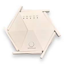 2024 WiFi Extender Signal Booster Home Powerful 6 Antennas 1200 Mbps Dual Band