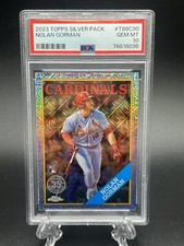 2023 Topps Silver Pack Nolan Gorman Chrome Mojo Refractor PSA 10 #T88C-90 Rookie