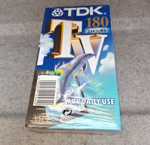 Set 9 Cassette Video VHS Vergini TDK da 3 Ore E-180 - nuove -