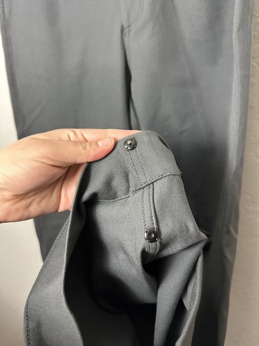 NWT MM LAFLEUR Milo Jeans 1.0 Easy Wide Leg Gray Size 10 - Picture 4 of 5