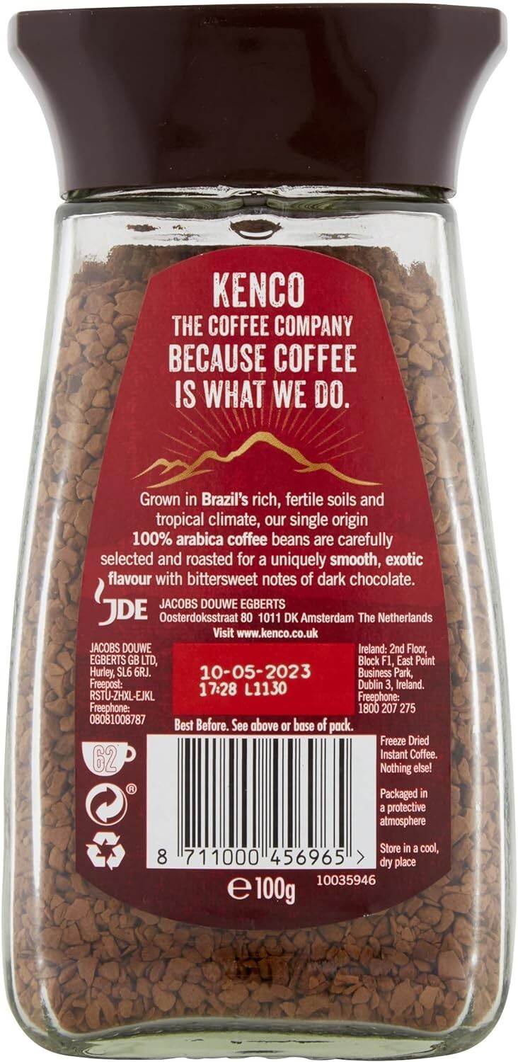 Kenco Origins Brazil Instant Coffee 100g Pack of 6 Jars Total 600g eBay