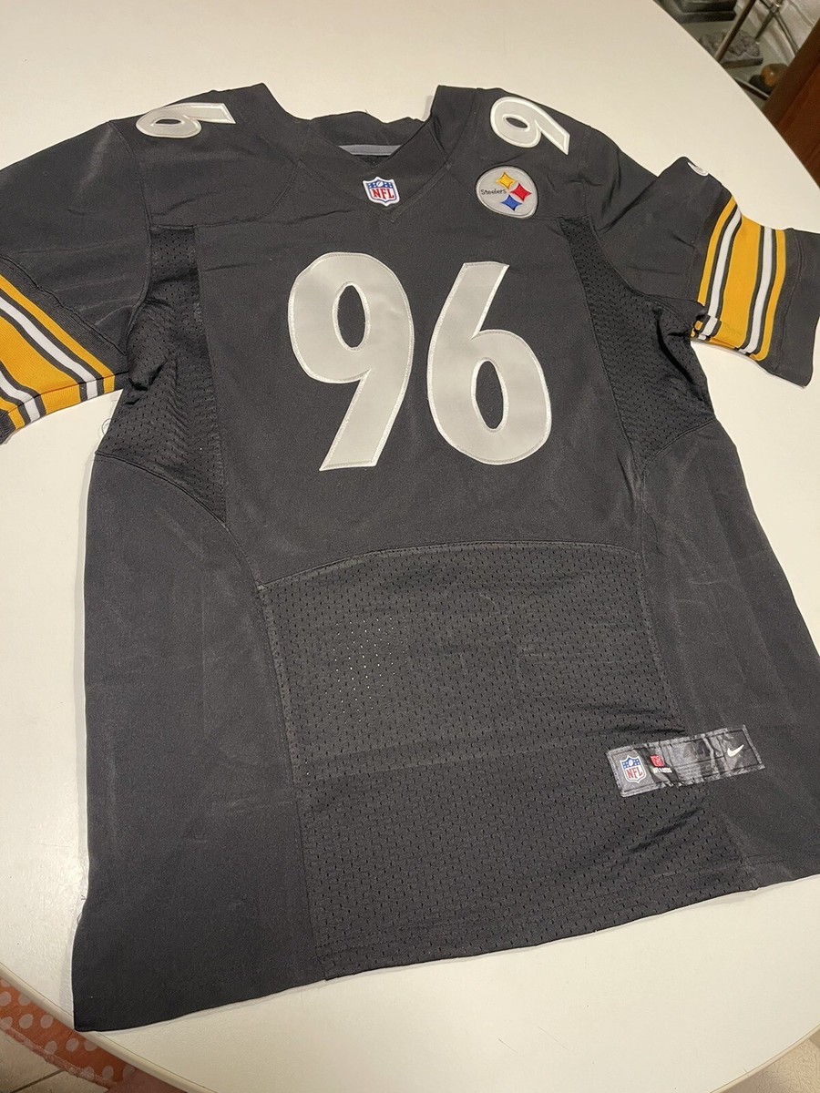 Pittsburgh Steelers HOOD #96 NFL Authentic On Field Jersey Mens