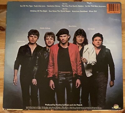 Eye of the Tiger Survivor Vinyl LP Record 1982 Scotti Brothers FZ