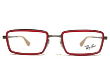 Ray-Ban Eyeglasses Frames RB6337 2856 Red Gray Rectangular Full Rim 51-18-140
