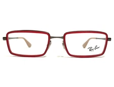 Ray-Ban Eyeglasses Frames RB6337 2856 Red Gray Rectangular Full Rim 51-18-140