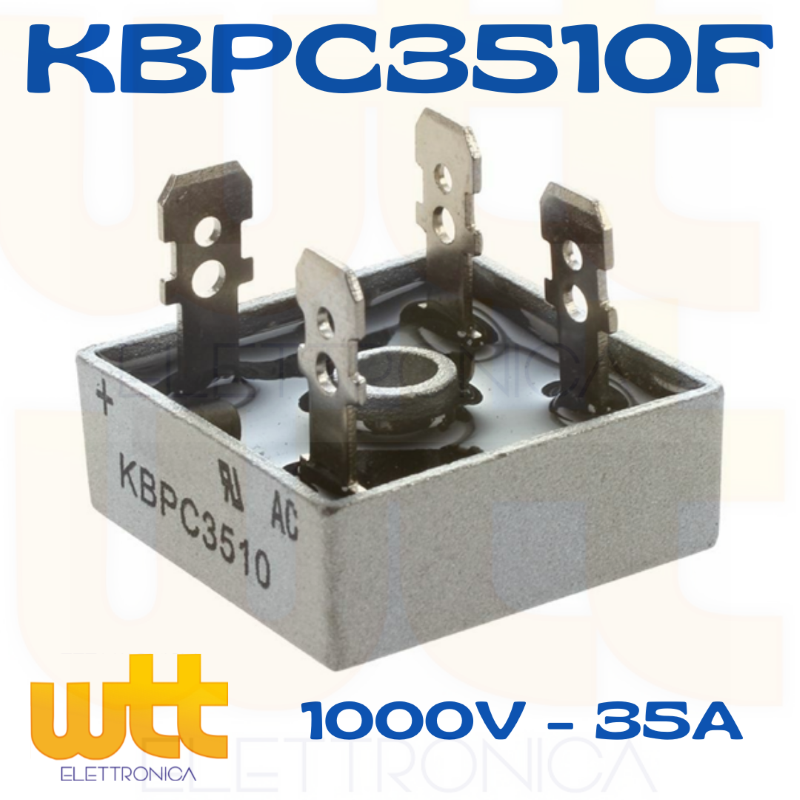 DIODI RADDRIZZATORI KBPC3510 - 35A 1000V, Confezione Da 2 Pezzi Per Circuiti Elettronici - Foto 12