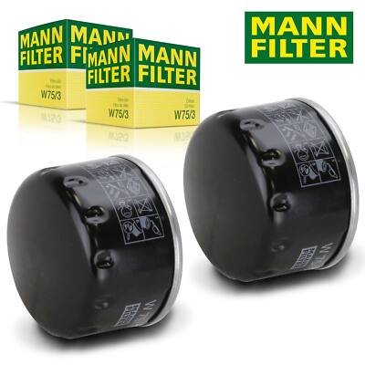 2X ORIGINAL MANN FILTER ÖLFILTER FÜR RENAULT LOGAN MEGANE I II III SCÉNIC 2 3