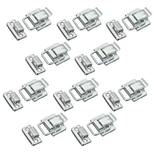10x DIY Fastener Toggle Latch Catch Chest Case Suitcase Chests Trunk Lock Boxes