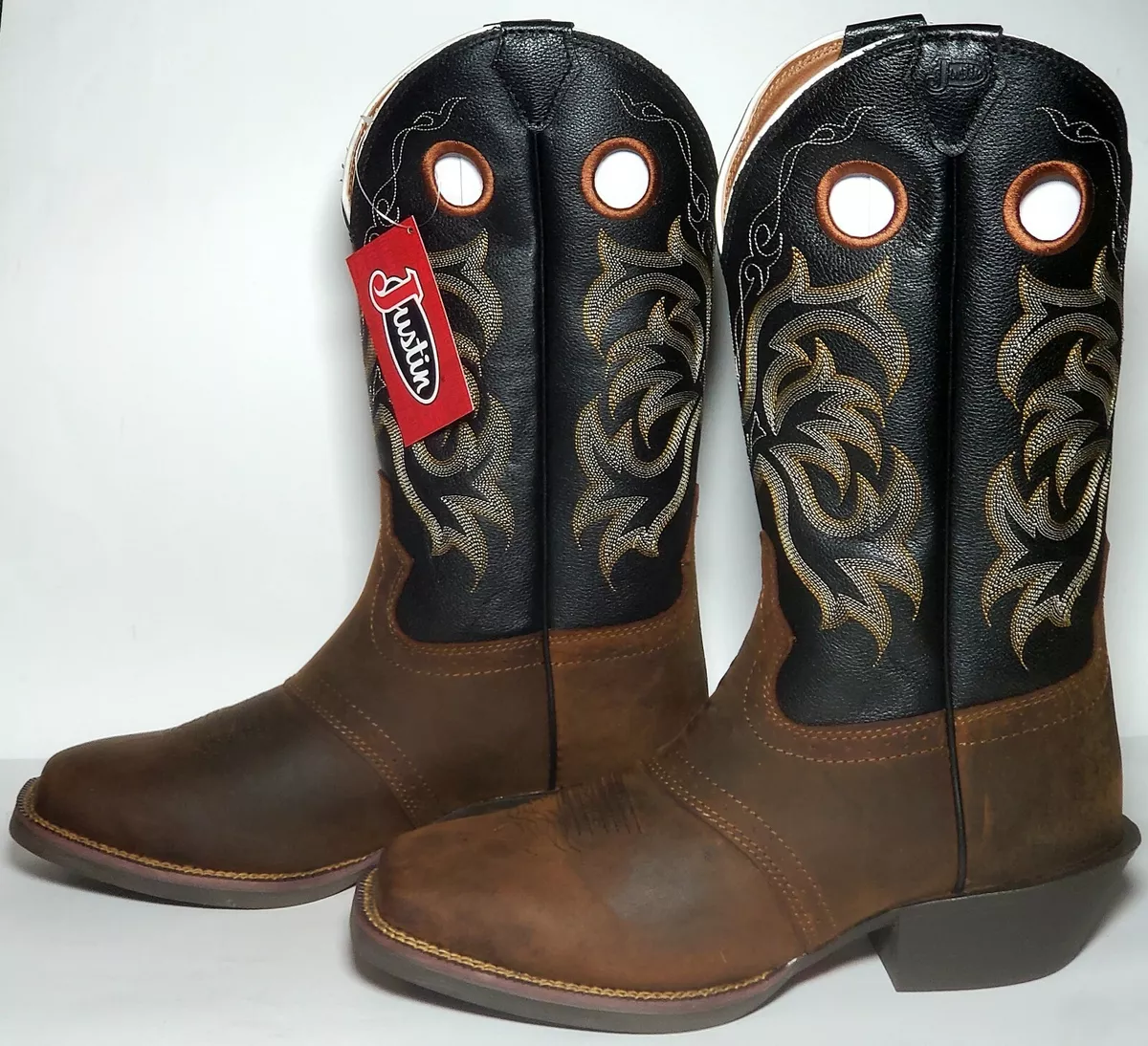 Justin stampede deals square toe
