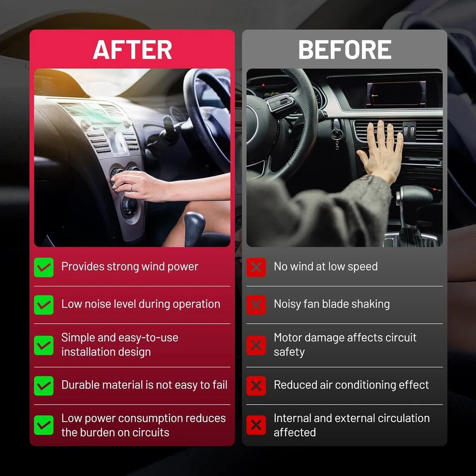 A/C Blower Motor Fan Assembly for Chevrolet Silverado 1500 Hummer H2 2003-2007 Foto 4 de 4