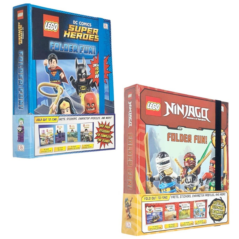 Lego DC Comics Super Heroes Folder Fun Includes Four Great Books | Lego NEW - Image 8