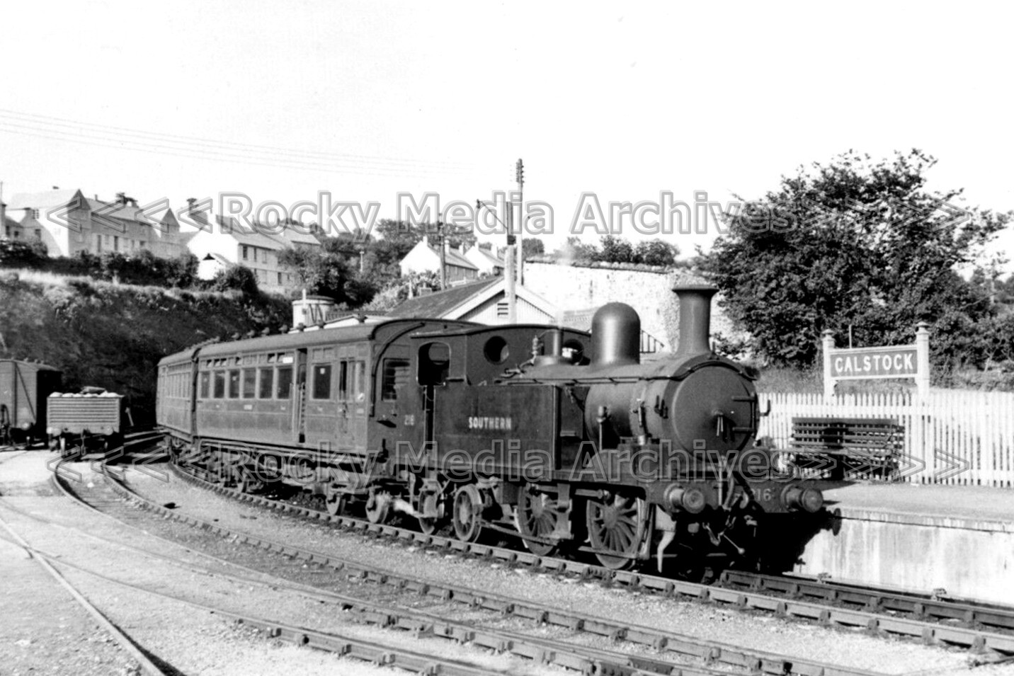 Ffx78 The Railway Station, Calstock, Devon. Photo eBay