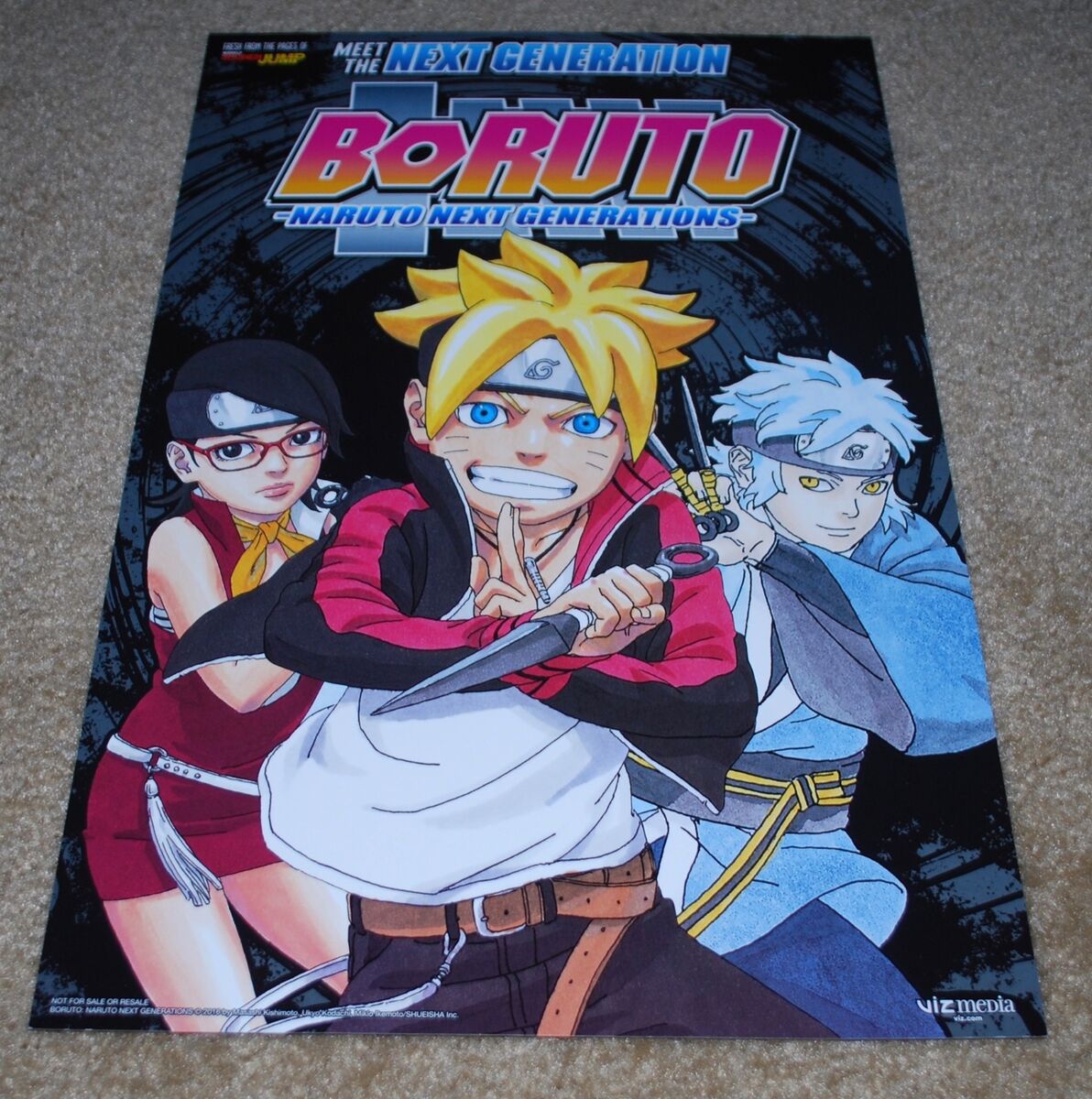 SDCC 2017 EXCLUSIVE VIZ MEDIA BORUTO NARUTO NEXT GENERATION DOUBLE