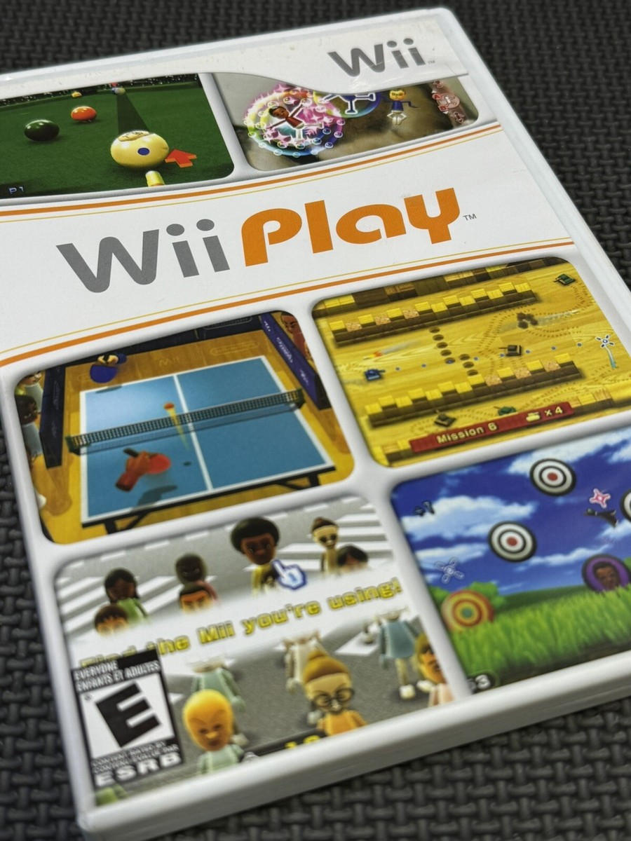 Wii Play Game (Nintendo Wii, 2007) Complete With Manual | eBay