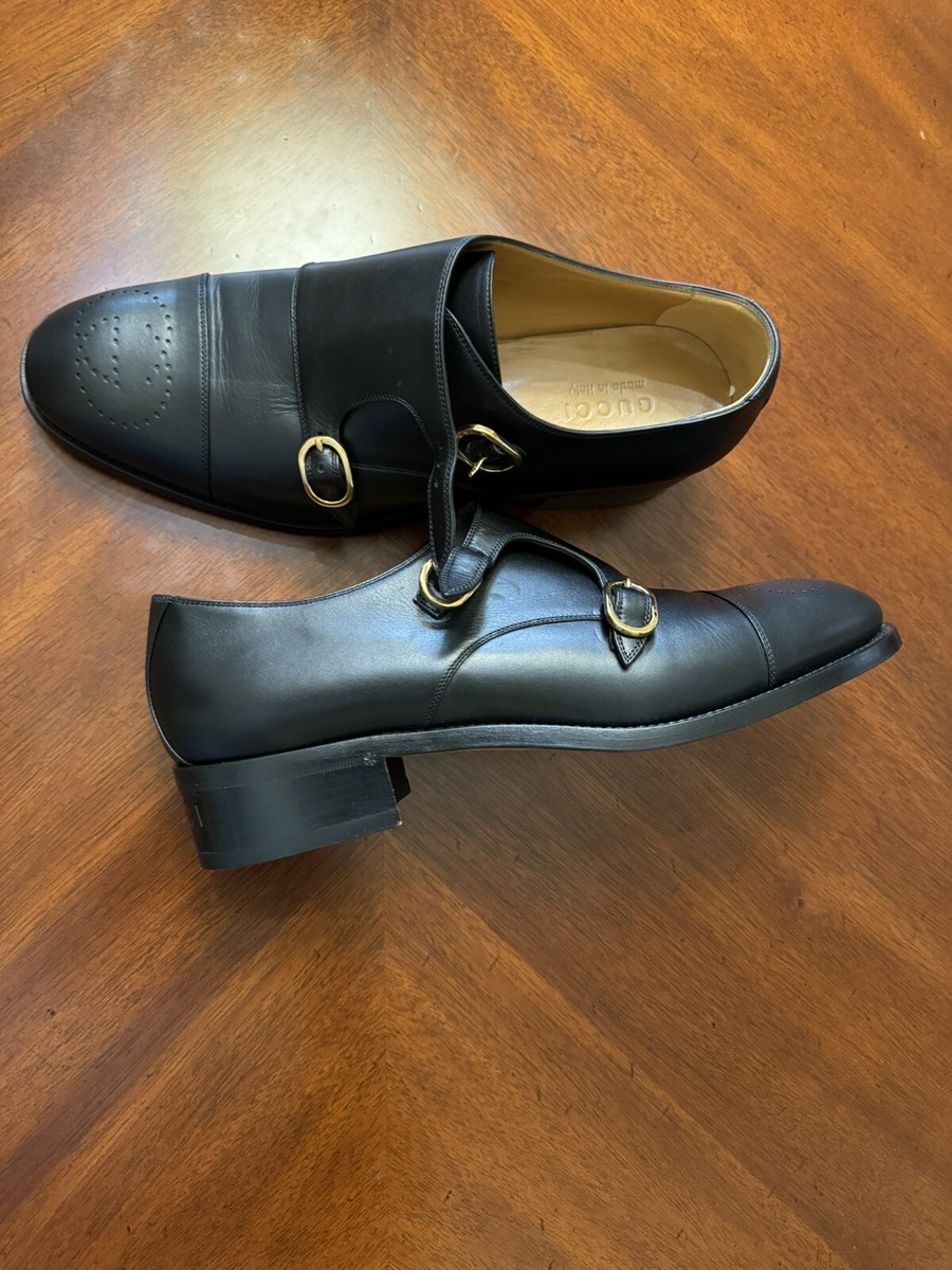 gucci shoes men size 13 new double monk