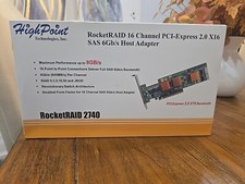 HighPoint RocketRAID 2740 PCI-Express II To SAS II Host Adapter Excellent