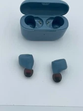 JLab GO Air POP Earbuds Blue charging Case True Wireless In-Ear Headphones Slate