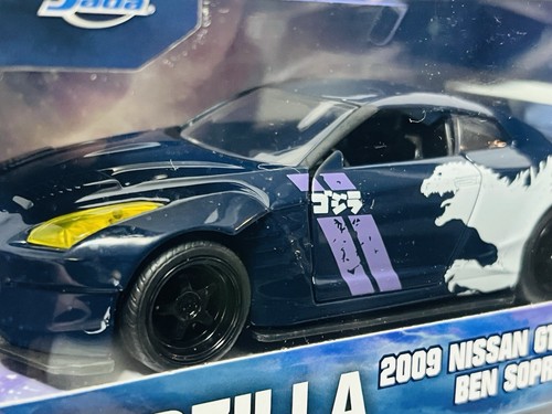 GODZILLA “2009 Nissan GT-R (R35)” BEN SOPRA - Jada Toys Hollywood Rides - NEW - Picture 8 of 12