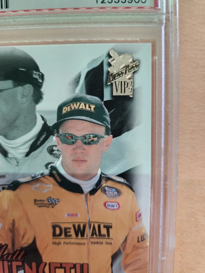MATT KENSETH 1999 P.P. VIP #33 NASCAR CUP CHAMPION "RC" GRADED PSA 9 MINT - Image 4 of 4