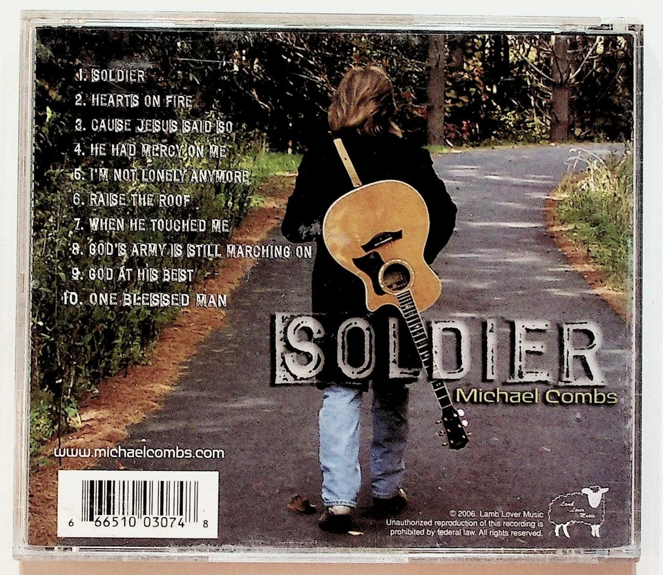 Michael Combs Soldier Gospel Christian CD Foto 3 de 3