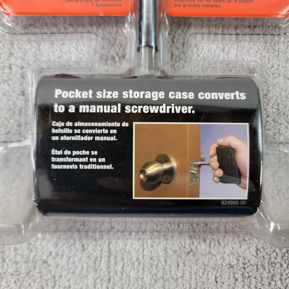 Black & Decker 71-820 7PC 7 Piece Handy Driver Bit Set With Storage Case *New* - Image 3 of 4