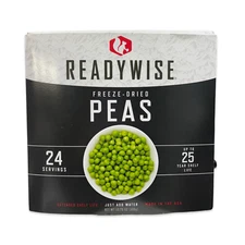 ReadyWise 24 Serving  25 yr Shelf Peas Emergency Food Survival Camping Hurricane