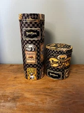 Dept 56 Jam Bon Chef Pig Tins Set of 2 Collectible Bon Jour Bistro