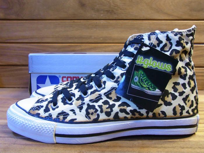 Converse Made in USA All-Star High Cut Leopard Canvas with tag 
