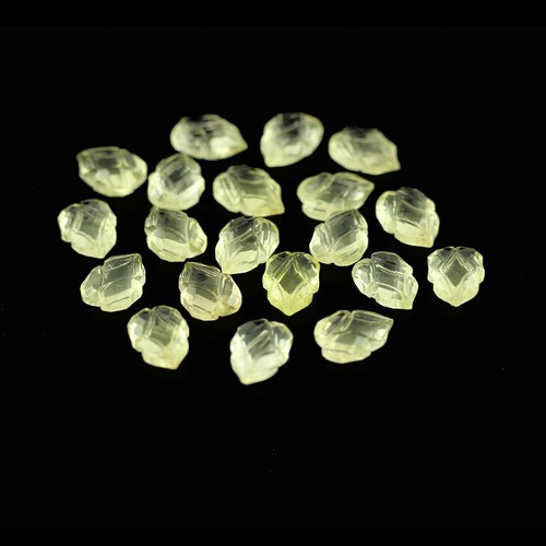 Natürlich Zitrone Quarz Kostüm Blattform Lose Edelstein Perlen Schmuck Machen - Bild 6 von 12
