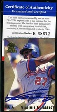 Vladimir Guerrero Rookie Cards and Autographed Memorabilia Guide 46