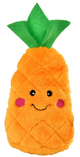 NEU Zippy Paws Ananas Quietschspielzeug Hundespielzeug