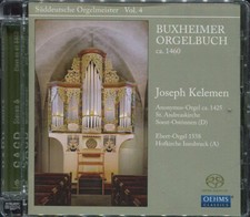 SACD  JOSEPH KELEMEN  BUXHEIMER ORGELBUCH  Ebert-Orgel 1558  OEHMS CLASSICS 2010