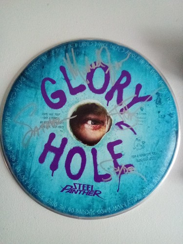 Steel Panther Autographed Glory Hole Drumhead Drum