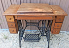 New Listing1920 Antique Singer Sewing Machine with foot peddle and 6 drawers Sn:G8049377