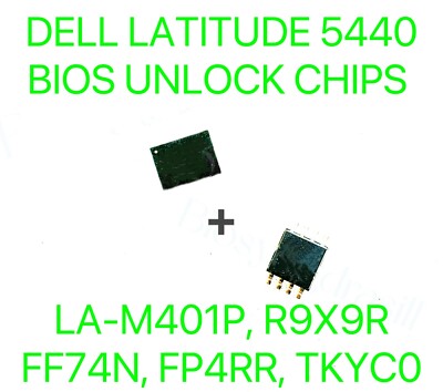 DELL LATITUDE 5440, ADMIN NO PASSWORD BIOS CHIP LA-M401P R9X9R