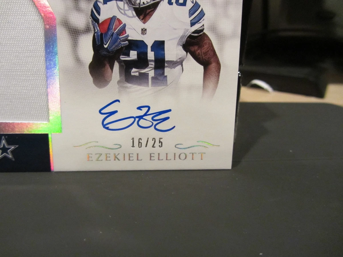 Ezekiel elliott hot sale signed jersey