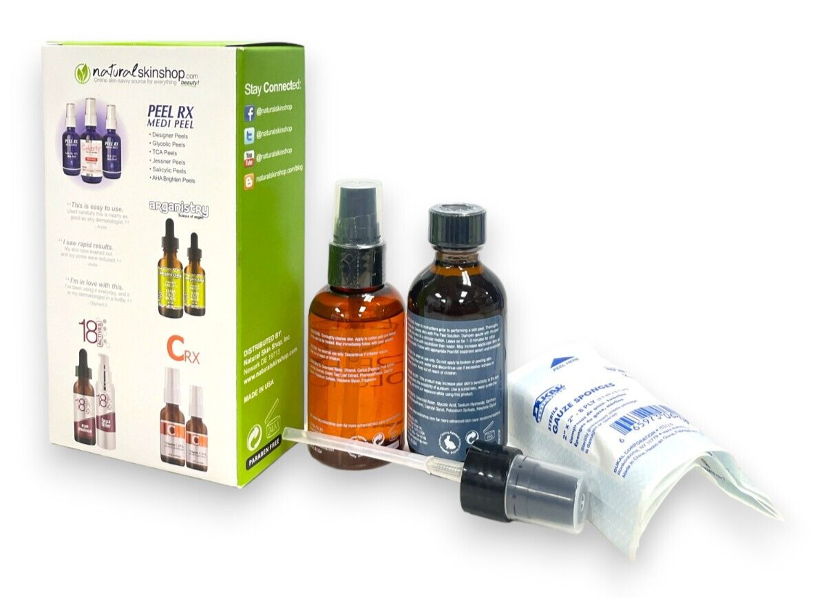 Natural Skin Shop Peel RX Medi Peel, Set Of 4, As Seen In Pics | eBay