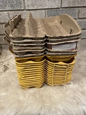 Lot of 20 Empty Egg Cartons Large Eggs Gray Pulp Paper Dozen Used - 12 Count -