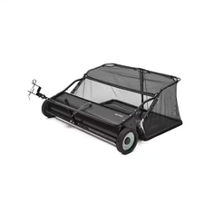 48 In. Lawn Sweeper Tow Behind, 26 Cu. Ft. Large Pull behind Grass Sweeper