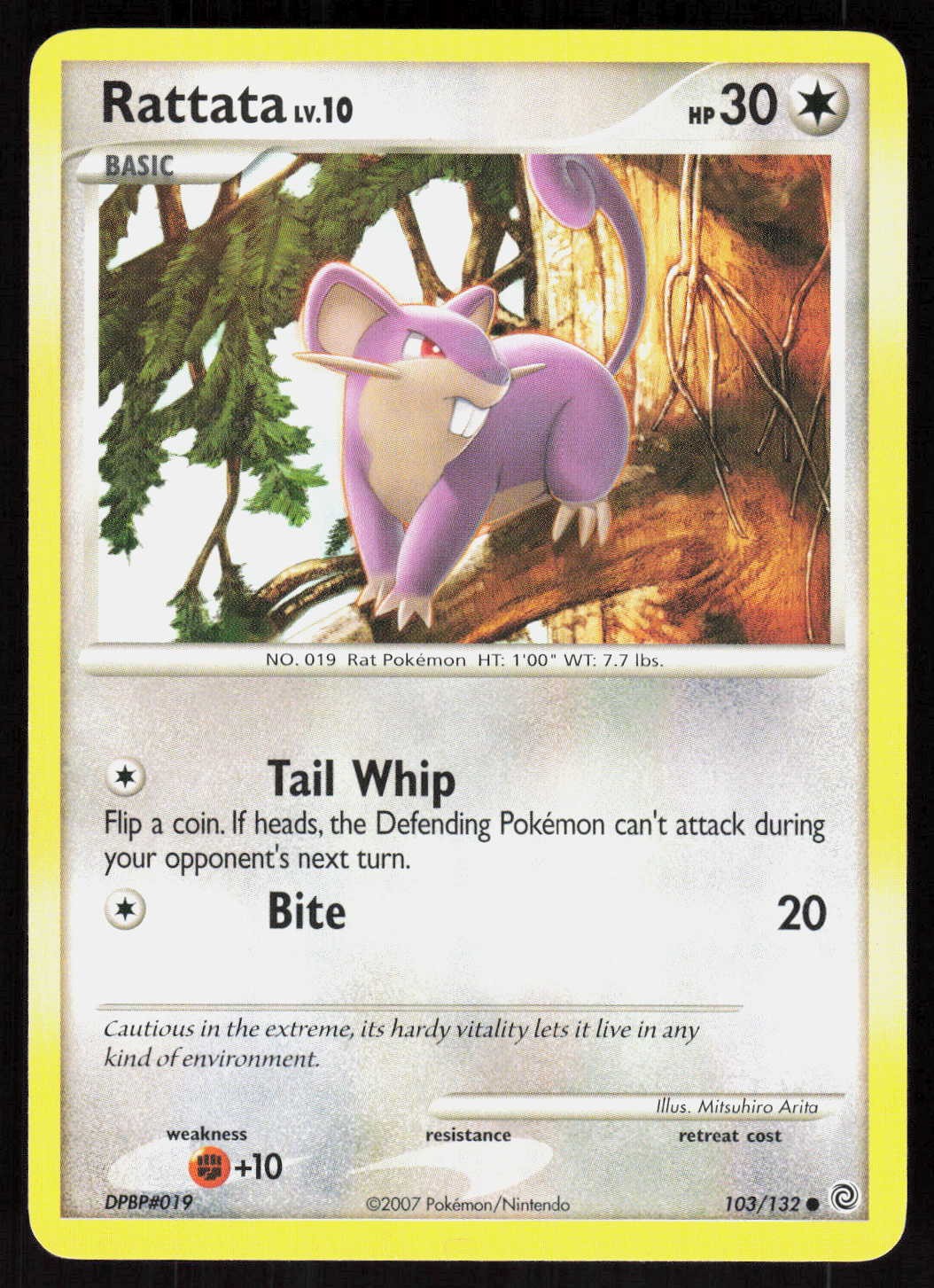 Rattata 103/132 Common Secret Wonders Pokemon EN Lightly Played