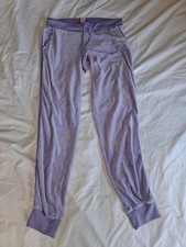 Vintage Juicy Couture Y2K Velour Track Suit Jacket Pants Set Purple Sz S Tapered