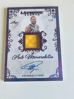 Stephen Curry 1/8 Auto GU Patch 2024 Leaf Ultimate Sport Holo Purple Warriors