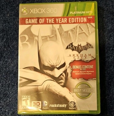 Batman: Arkham City -- Game of the Year Edition (Microsoft Xbox 360, 2012) 