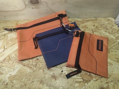 Presch Werkzeugkoffer, leer, 3er Set, Schraubenkoffer mit Karabiner für Kleinteile