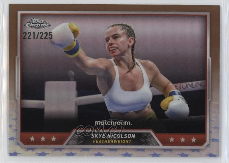 2024 Topps Chrome Bronze Refractor /225 Skye Nicolson #50 sc2