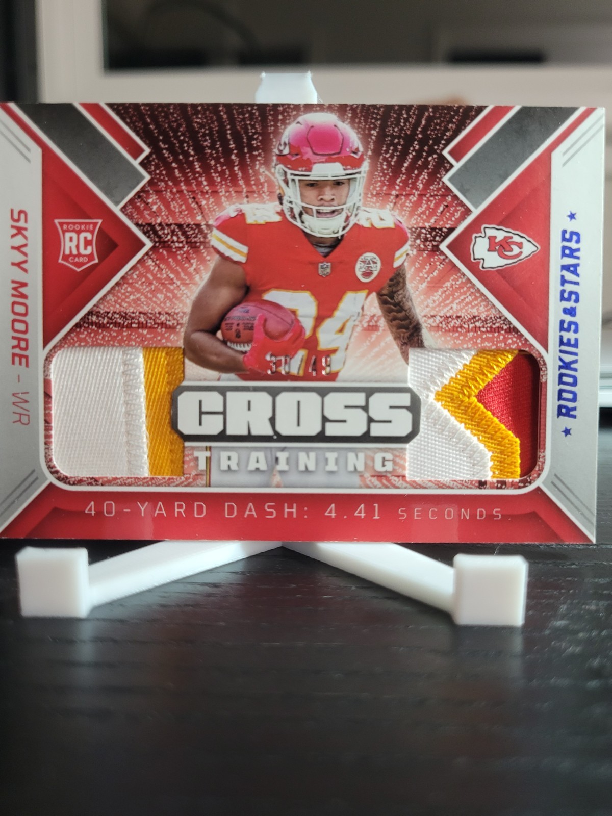 Skyy Moore Panini Rookies & Stars Cross Training Relics #CTSM Base