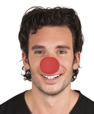 Boland 10117973 BOL55506 Set 12 Noses Clown Foam Red, Adult, One Size