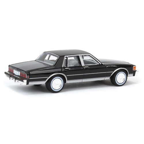 1/64 1988 Chevy Caprice Classic Brougham, Black, Rick's Auto Sales GL51624 - Picture 3 of 5
