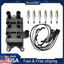  For Ford F150 E150 Taurus Mazda Mercury Ignition Coil Spark Plug Wires FD498
